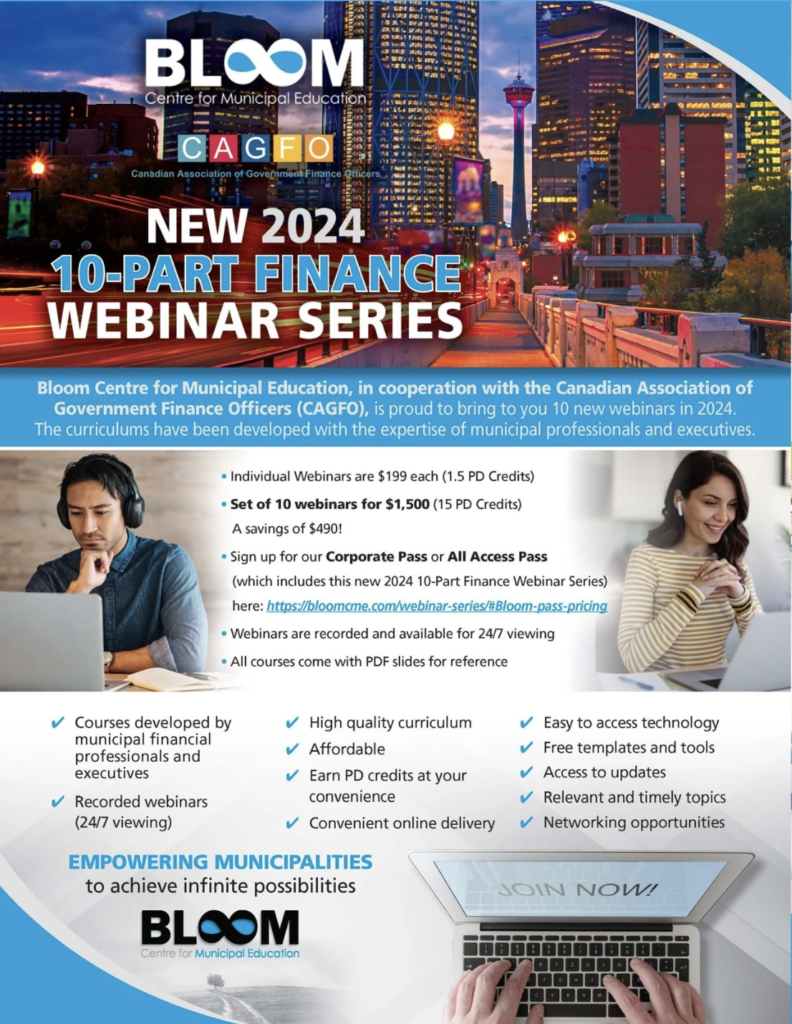 2024 Finance Webinar Series by BLOOM poster page 1