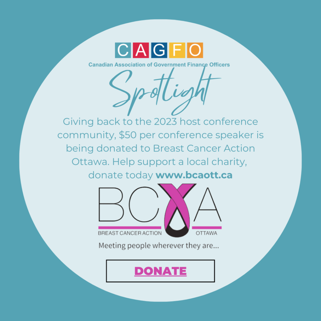 Breast Cancer Action Ottawa - Featured Ottawa Charity at CAGFO 2023 National Conference Ottawa